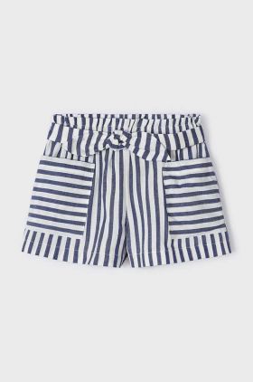 Mayoral pantaloni scurti copii culoarea albastru marin, modelator