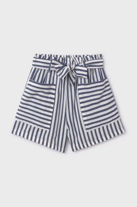 Mayoral pantaloni scurti copii culoarea albastru marin, modelator