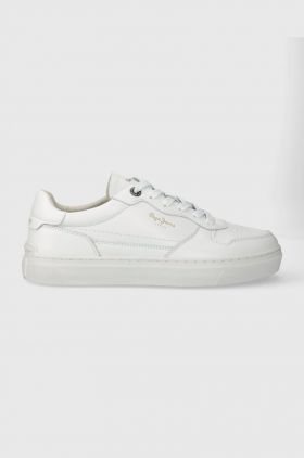 Pepe Jeans sneakers din piele PMS00009 culoarea alb, CAMDEN CLASS M