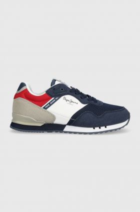 Pepe Jeans sneakers pentru copii LONDON URBAN B culoarea albastru marin