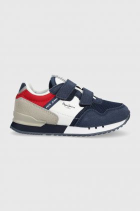 Pepe Jeans sneakers pentru copii LONDON URBAN BK culoarea albastru marin