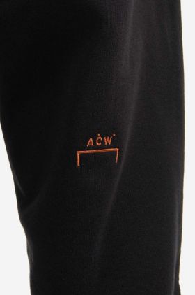 A-COLD-WALL* pantaloni de trening din bumbac Collage culoarea negru ACWMB097.-MIDGREY