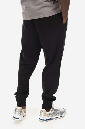 A-COLD-WALL* pantaloni de trening din bumbac Essential Logo Sweatpants culoarea negru, cu imprimeu ACWMB148.-BLACK