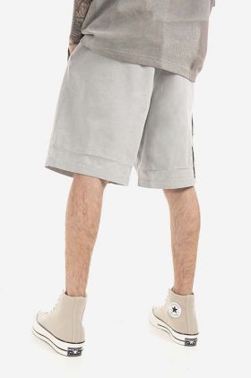 A-COLD-WALL* pantaloni scurți din bumbac Density Shorts culoarea gri ACWMB108.-LIGHTGREY