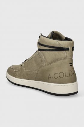 A-COLD-WALL* sneakers din piele întoarsă LUOL HI top culoarea verde ACWUF085A