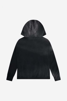 A-COLD-WALL* hanorac de bumbac Gradient Hoodie bărbați, culoarea negru, cu glugă, cu model ACWMW126-BLACK