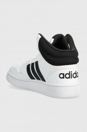 adidas Originals sneakers pentru copii HOOPS 3.0 MID K culoarea alb