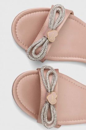 Love Moschino sandale femei, culoarea roz JA16181G1IJO0601