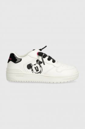 Geox sneakers pentru copii x Disney culoarea alb