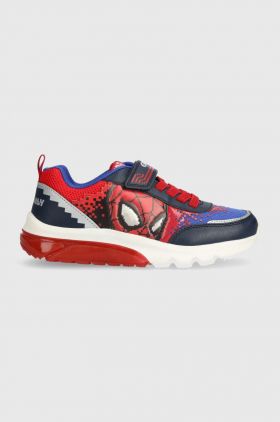 Geox sneakers pentru copii x Marvel, Spider-Man culoarea rosu