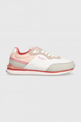 Pepe Jeans sneakers pentru copii LONDON SEAL G culoarea roz