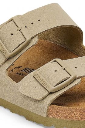 Birkenstock papuci Arizona bărbați, culoarea bej, 1027704