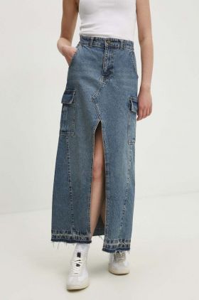 Answear Lab fusta jeans maxi, drept
