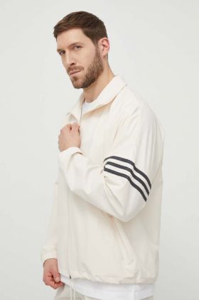 adidas Originals bluză bărbați, culoarea bej, uni IV5355