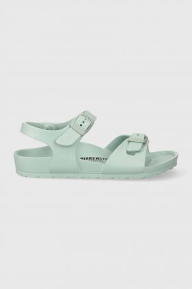 Birkenstock sandale copii Rio EVA Kids culoarea turcoaz