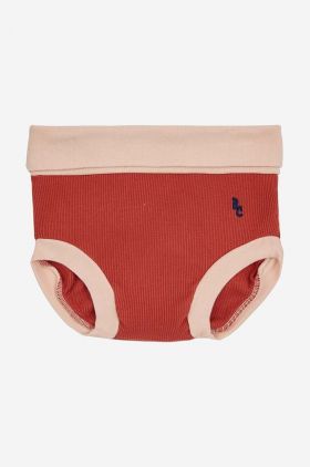 Bobo Choses pantaloni scurti bebe culoarea rosu, modelator