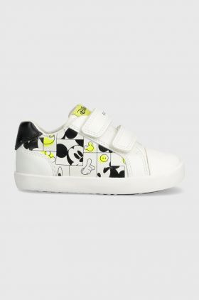 Geox sneakers pentru copii x Disney culoarea alb