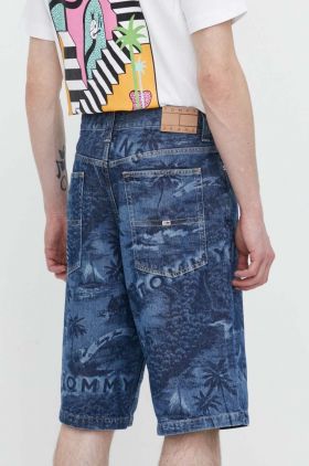 Tommy Jeans pantaloni scurți bărbați, culoarea bleumarin DM0DM18787