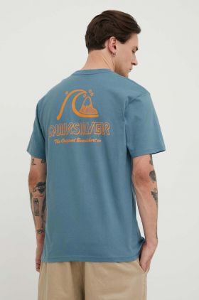 Quiksilver tricou din bumbac barbati, cu imprimeu