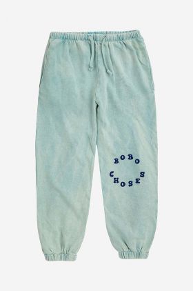 Bobo Choses pantaloni de trening din bumbac pentru copii cu imprimeu