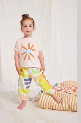 Bobo Choses pantaloni din bumbac pentru bebeluși modelator