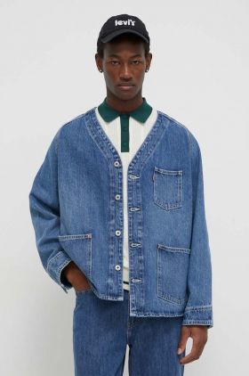 Levi's geaca jeans barbati, de tranzitie, oversize