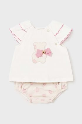 Mayoral Newborn compleu bebe culoarea galben