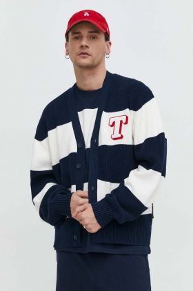 Tommy Jeans cardigan bărbați, culoarea bleumarin DM0DM18875