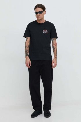 Billabong tricou din bumbac BILLABONG X ADVENTURE DIVISION barbati, culoarea negru, cu imprimeu
