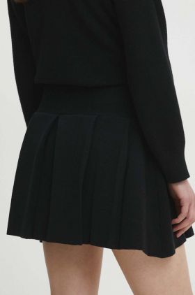 Answear Lab fusta culoarea negru, mini, evazati
