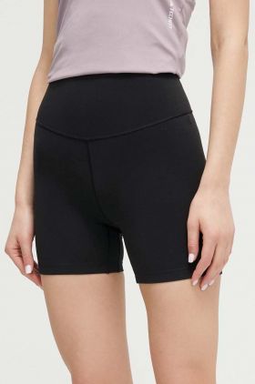 adidas Performance pantaloni scurți de antrenament All Me culoarea negru, uni, high waist IL7325