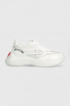 Love Moschino sneakers culoarea alb JA15366G1IIQA10A