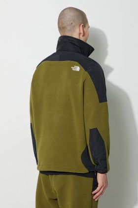 The North Face hanorac fleece M Fleeski Y2K Fz Jacket culoarea verde, cu imprimeu, NF0A87AWPIB1