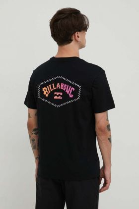 Billabong tricou din bumbac barbati, culoarea negru, cu imprimeu