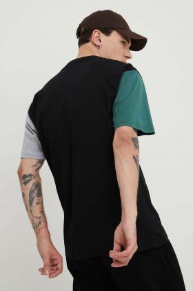 Vans tricou barbati, culoarea negru, modelator