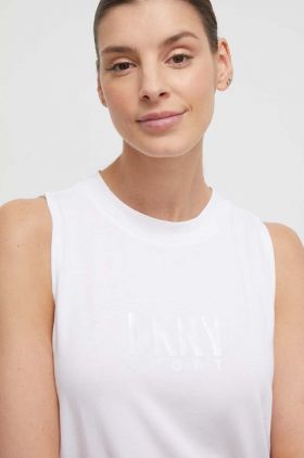 Dkny top femei, culoarea alb