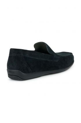 Geox mocasini din piele intoarsa U ASCANIO barbati, culoarea albastru marin, U450WB 00022 C4002