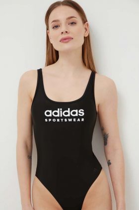 adidas costum de baie dintr-o bucată culoarea negru, cupă moale IQ3955