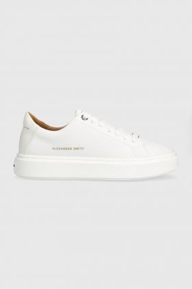 Alexander Smith sneakers London culoarea alb, ALAZLDM9012TWT