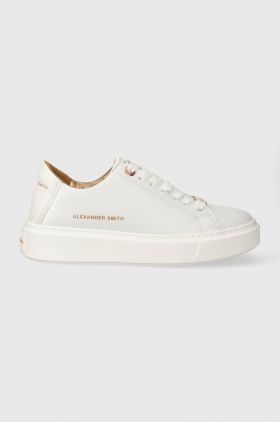 Alexander Smith sneakers London culoarea alb, ALAZLDW8012TWT