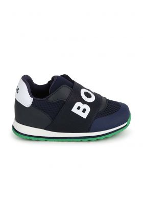 BOSS sneakers pentru copii culoarea albastru marin