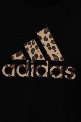 adidas tricou de bumbac pentru copii culoarea negru