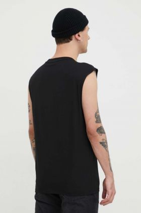 HUGO tricou din bumbac bărbați, culoarea negru 50505531