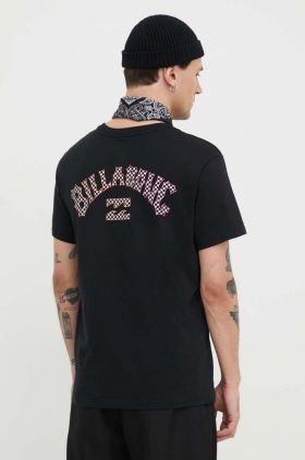 Billabong tricou din bumbac barbati, culoarea negru, cu imprimeu