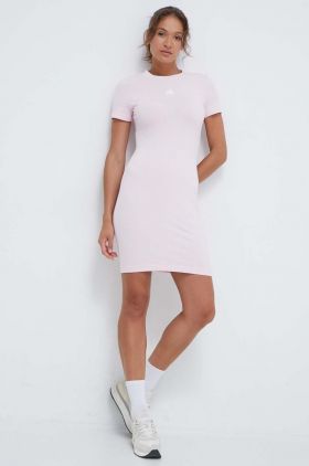 adidas rochie culoarea roz, mini, mulată IS4280