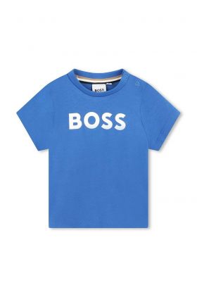 BOSS tricou din bumbac pentru bebelusi cu imprimeu