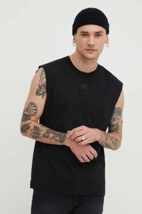 HUGO tricou din bumbac bărbați, culoarea negru 50505531