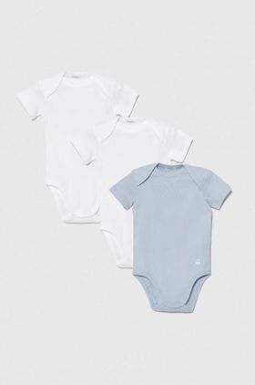 United Colors of Benetton body din bumbac pentru bebelusi