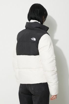 The North Face geacă W Saikuru Jacket femei, culoarea bej, de iarnă, NF0A853NQLI1