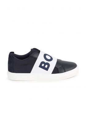 BOSS sneakers pentru copii culoarea albastru marin